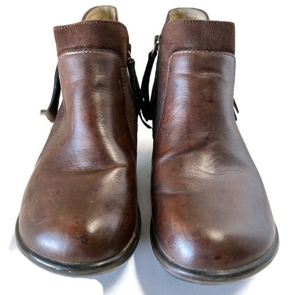 JBU jambu vegan suede leather combo botties,8.5